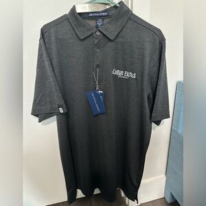 Oscar blues brewing Men's Gray Polo Shirt Large